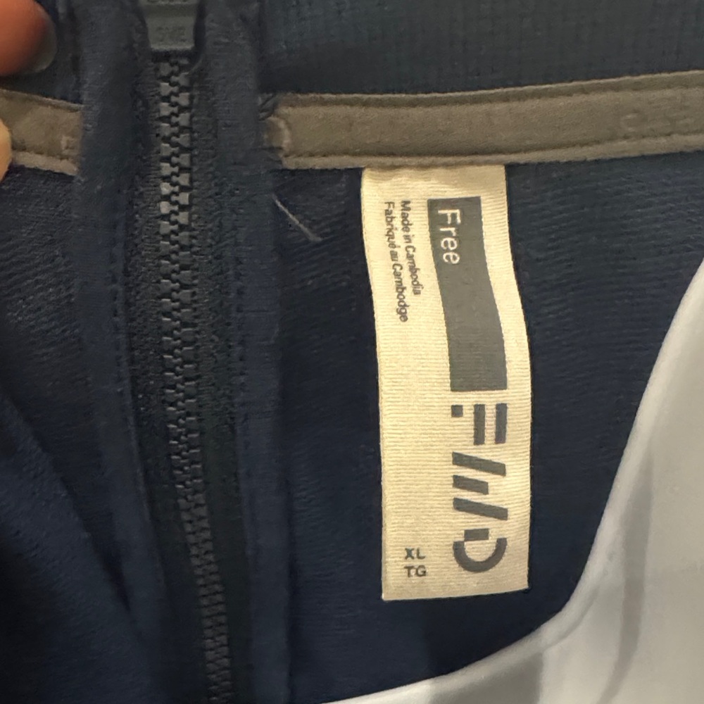 Fila Navy Blue Women's Crop Top - Picture 5 of 6